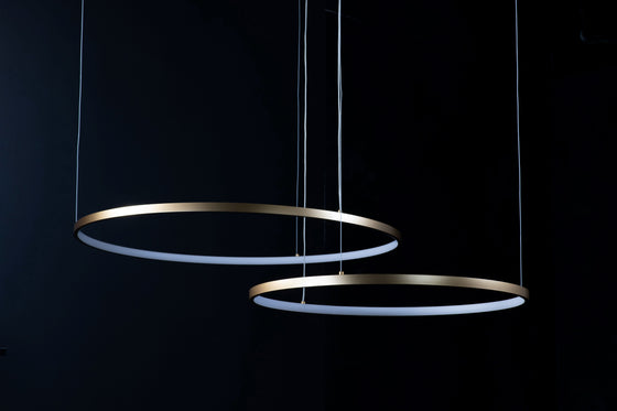 Luna Two Rings Ceiling Light