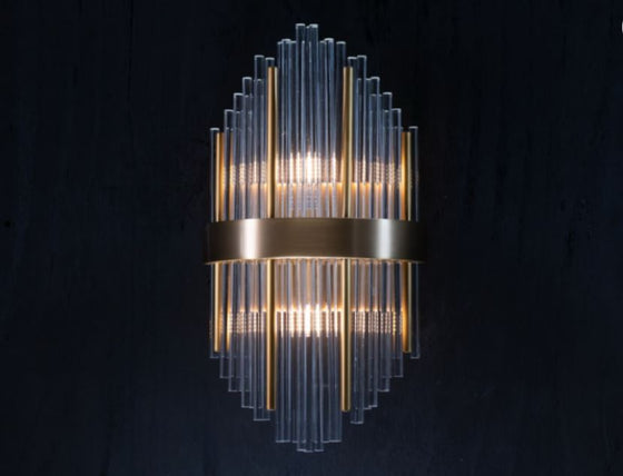 Sana Glass Tube Sconce