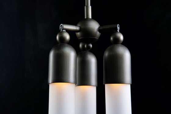 Trio Modern Bronze Pendant Light