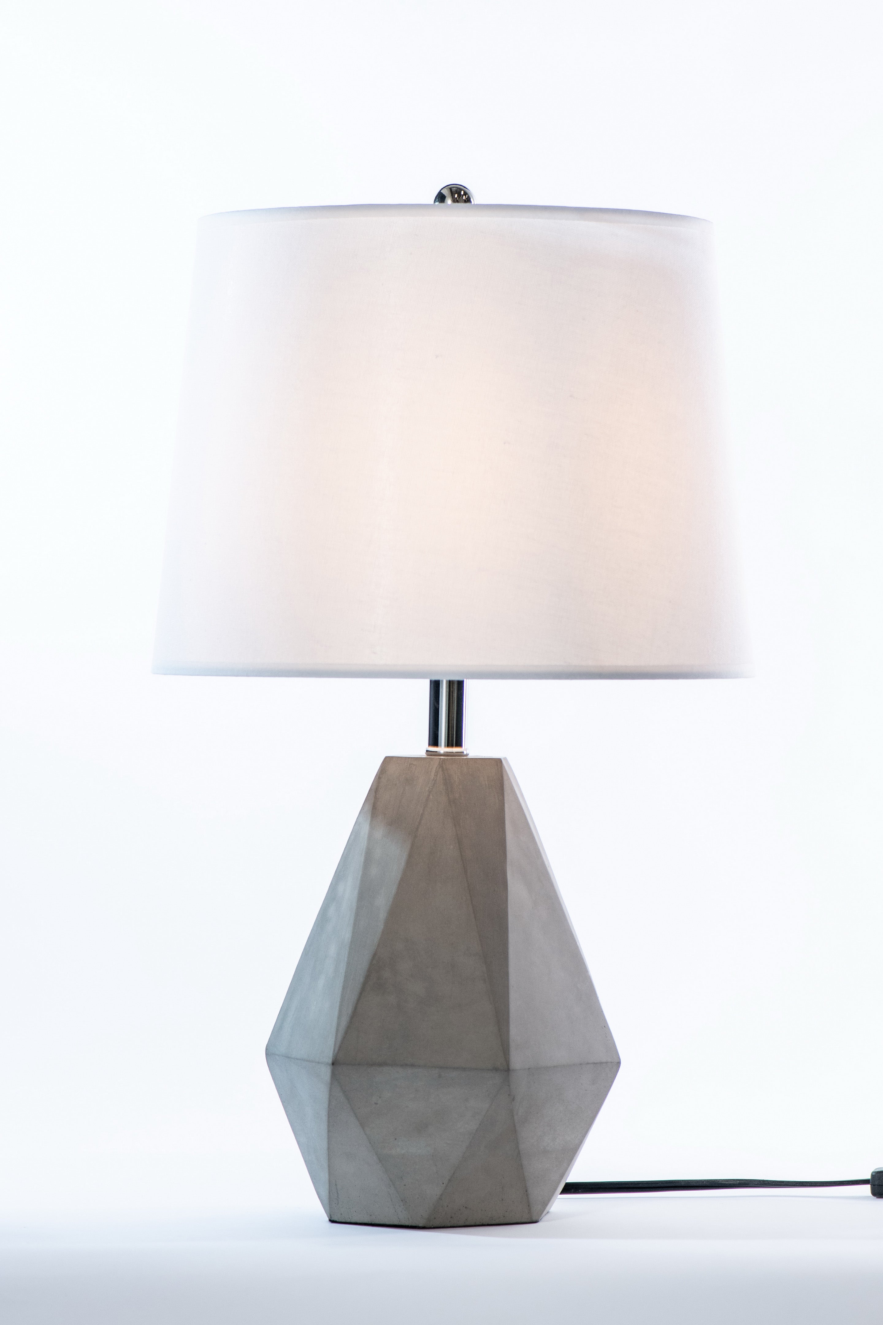 Geometric deals table lamp